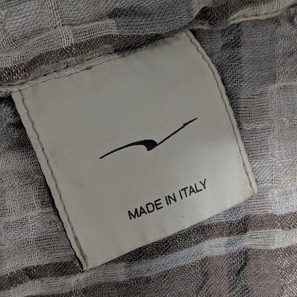 Vintage Violanti Studded Leather Jacket Linen Lined Brown Western Streetwear - Picture 6 of 9